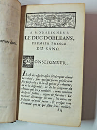 Les Principes de la morale et du gout + la boucle de cheveux enlevée