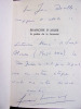 Envoi autographe Gérard Mourgue. François d'Assise, Poète de sa Sainteté.  Gérard Mourgue