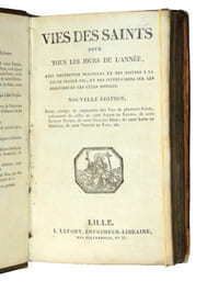 Vies des Saints pour tous les jours de l'année avec différentes pratiques