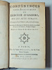 Conférences ecclésiastiques du Diocèse d'Angers " Sur les actes humains ", tenues dans les années 1760 & les suivantes.. Jacques de Grasse