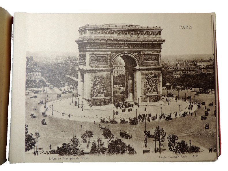 1900. Album artistique de Paris, 20 vues, Notices in English and French. 