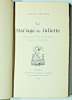 Le mariage de Juliette illustré Myrbach 1896. Edition Originale. Marcel Prévost.