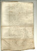 1680. Document manuscrit historique 4 pages sur vélin ( peau de truie). 