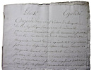 1793 Neuf Ventose. Document 8 pages Expertise Girardeau. 