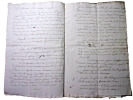 1793 Neuf Ventose. Document 8 pages Expertise Girardeau. 