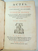 Actes, tiltres et mémoires concernant les affaires du Clergé de France

receuillis, mis en ordre & imprimez par Commandement de l'Assemblée générale ...