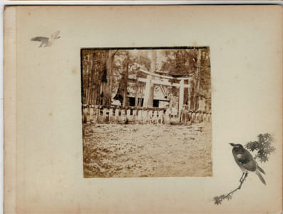 Japon.Japan .2 Photos Albuminées. Maison Japonaise 1880