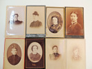 Lot photos anciennes cdv Femmes du XIXe siècle. 