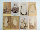 Lot photos anciennes cdv cdv Fillettes et jeunes filles 1860 (1). 