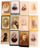 Lot photos anciennes cdv Hommes 1860 (1). 