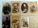 Lot photos anciennes cdv XIXe Militaire Guerre 14/18 (2). 