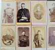 Lot photos anciennes cdv XIXe Militaire Guerre 14/18. (4). 