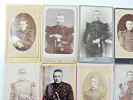 Lot photos anciennes cdv XIXe Militaire Guerre 14/18. (4). 