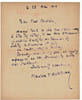 Lettre autographe manuscrite Maurice d'Auberlieu &agrave; Edmond Teulet. Maurice d'Auberlieu