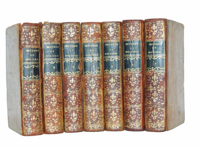 1784. Oeuvres de Molière Nouvelle édition Londres. 7/7 vols