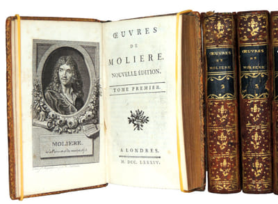 1784. Oeuvres de Molière Nouvelle édition Londres. 7/7 vols