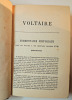 Œuvres choisies de Voltaire. Édition du Centenaire 30 mai 1878. Voltaire