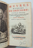 1761. Œuvres diverses de Grécourt, comprenant les épitres et les fables. de Grécourt