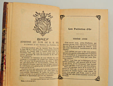 Paillettes d'or