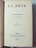 La bête. 1887. EO. Victor Cherbuliez