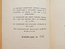 Relativisme. EO 1/1800 sur vélin. André Maurois
