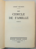  Le cercle de famille. EO 1/970 sur Alpha. André Maurois