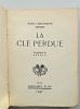 La clé perdue Frontispice de Berman. 1/1075. EO. Marc Chardourne