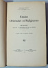 Études Orientales et Religieuses. Edouard Montet.