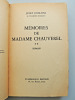 Mémoires de Madame Chauverel. Jules Romains