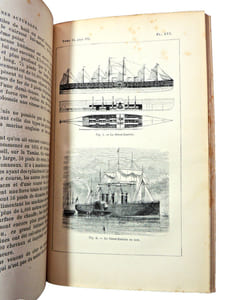 Histoire de la machine à vapeur. 1880. EO