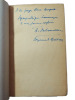  L'Enfant de la victoire. EO. 1925 envoi + lettre manuscrite. François Duhourcau