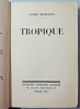 Tropique. Voyage au Sénégal. EO. André Demaison