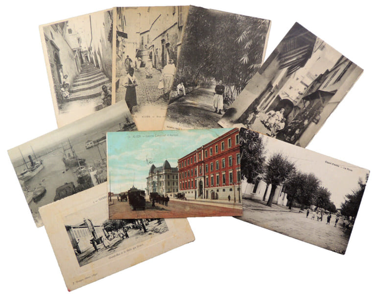 Lot de 9 cartes postales Alg&eacute;rie. 