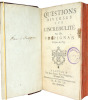 Questions diverses sur l'incrédulité + ex dono. Le Franc de Pompignan Jean-Georges