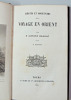 Récit et souvenirs d'un voyage en Orient. 1854. Baptistin Poujalat