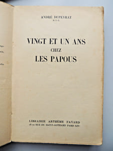 21 ans chez les Papous