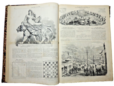 L'univers illustré, journal hebdomadaire. 1867 Collectif n°651-676