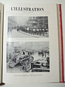 Journal L'illustration 1920. Folio. Collectif Janvier à Juin N°4009 à 4034. undefined
