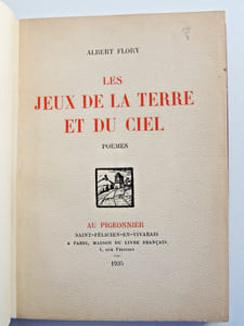 Les jeux de la terre et du ciel ( Poèmes )