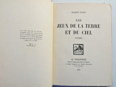 Les jeux de la terre et du ciel ( Poèmes )