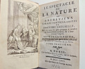 Le spectacle de la nature. Dehors & interieurs de la Terre. Abbé Pluche.