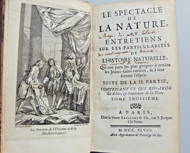 Spectacle de la nature. Marine, Bateaux, Astronomie