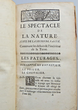 Spectacle de la nature. Marine, Bateaux, Astronomie. Abbé Pluche.