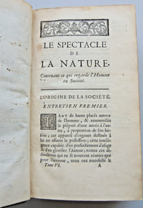 Spectacle de la nature. Lainage, teinture, habits de l'homme..