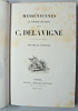 Œuvres complètes. 8/8 vols. Gravures de T. Johannot. 1835. Casimir Delavigne 