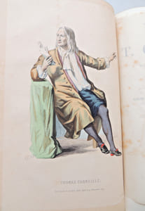 Théâtre complet de Corneille. 20 planches en pied, coloriées par Follet 1881