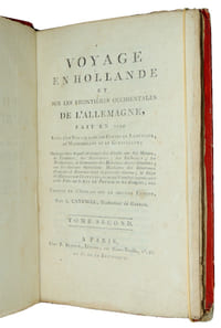 Voyage en Hollande et sur les frontières occidentales de l'Allemagne, fait en 1794
