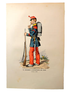 Lithographie. Caporal ( 1868)