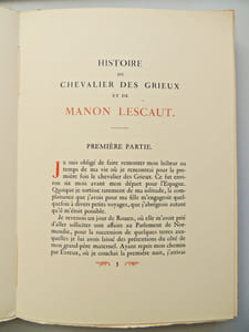 Histoire du Chevalier des Grieux et de Manon Lescaut. 1/4000