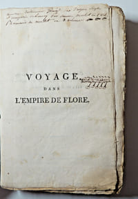Voyage dans l'empire de flore ou élémens d'histoire naturelle.
